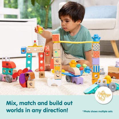 Melissa & Doug - Blockables™ Safari Play Set