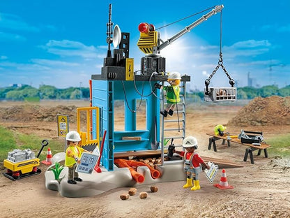 Playmobil - Action Heroes - Construction Site Promo Pack 71650