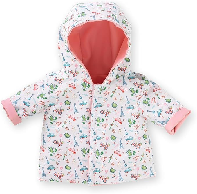 Corolle Mon Premier - A weekend in Paris Reversible Waxed Coat to fit 36cm Baby Doll