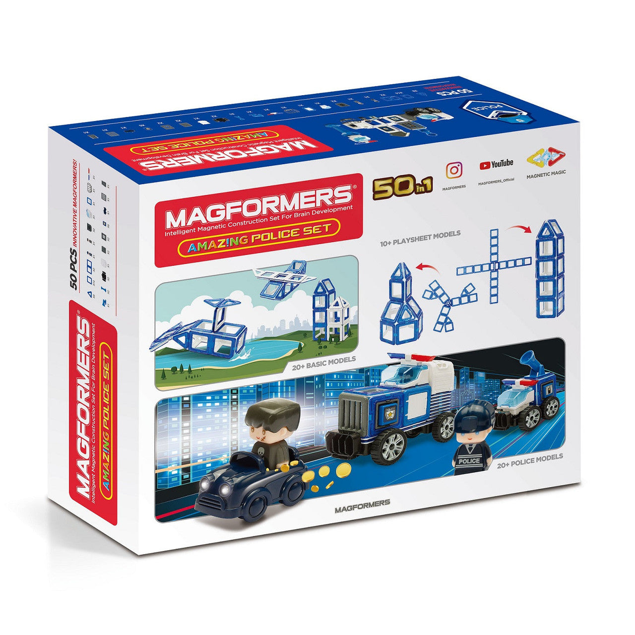 Magformers - Amazing Police Set 717002