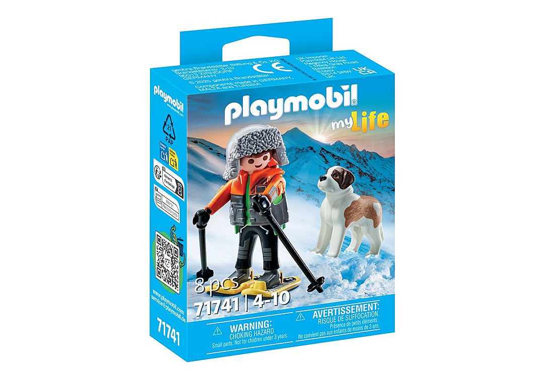 Playmobil My Life - Hiker with Saint Bernard 71741