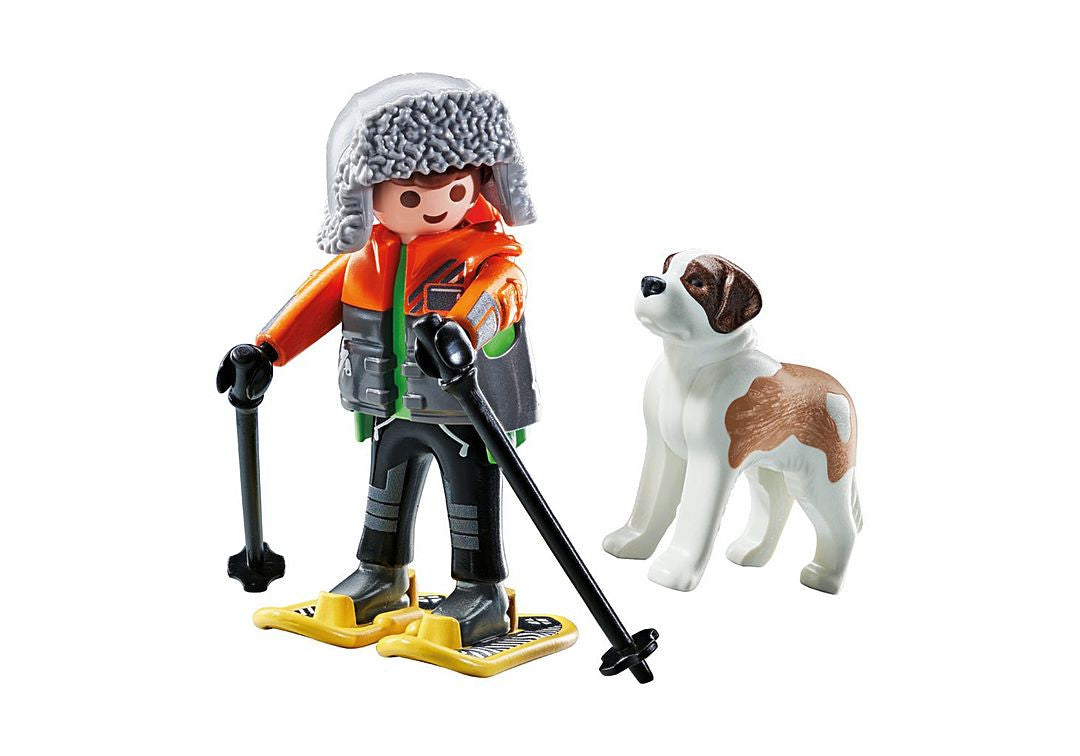 Playmobil My Life - Hiker with Saint Bernard 71741