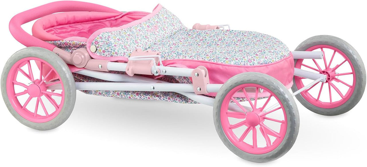 Corolle - Flowered Baby Doll Carriage for Corolle 36cm, 42cm and 52cm Baby Dolls