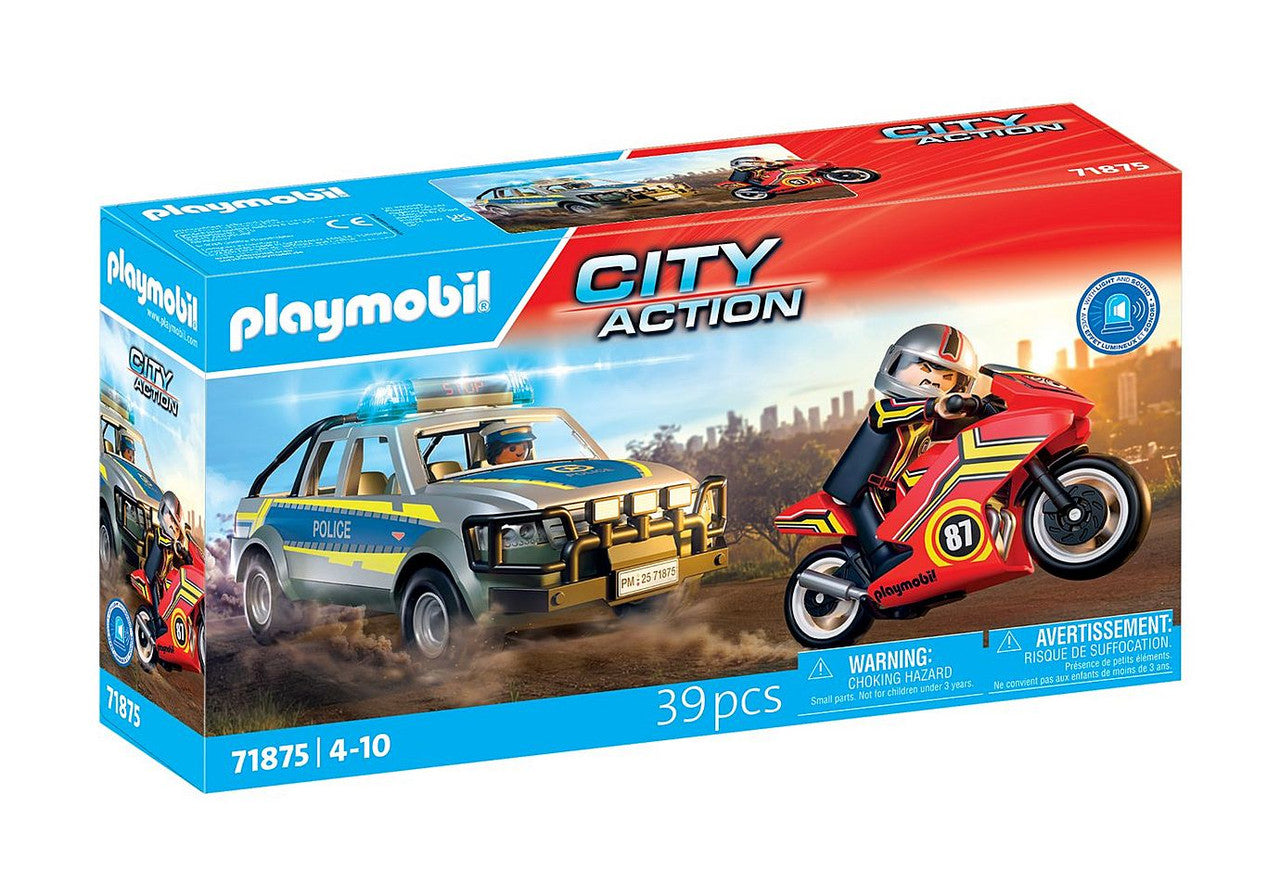 Playmobil City Action - Police Chase with Pick-Up Truck 71875