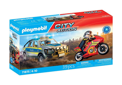 Playmobil City Action - Police Chase with Pick-Up Truck 71875