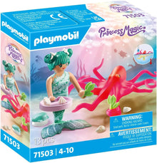 Playmobil - Princess Magic - Mermaid with Colour-Changing Octopus 71503