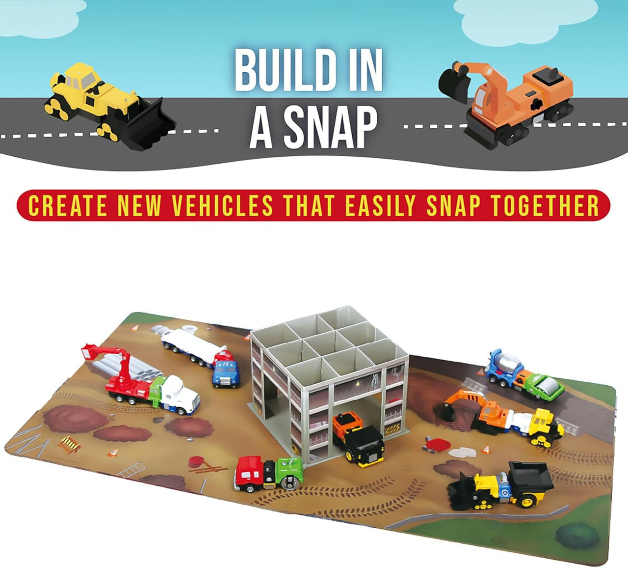 Popular Playthings - MINI Mix or Match - Construction