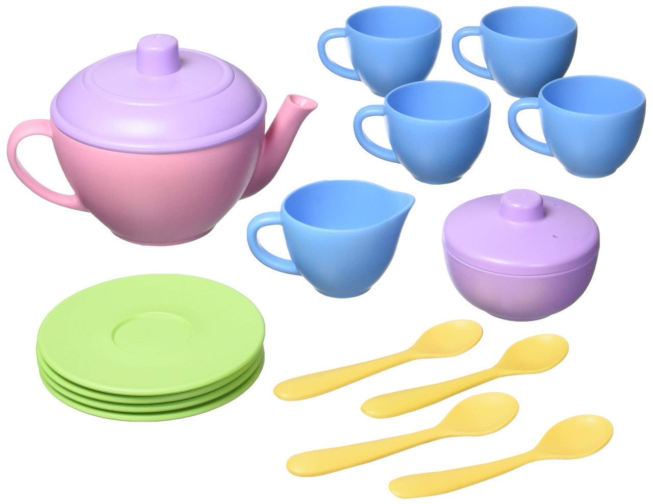 Green Toys - Tea Set - Light Pink