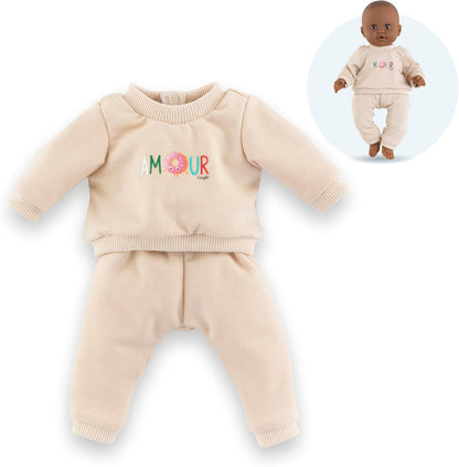 Corolle - Amour Beige Jogging Set for Corolle 36cm Mon Grand Baby Dolls