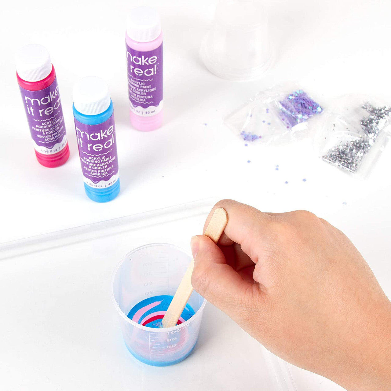 Make It Real - Master Pieces Paint Pouring