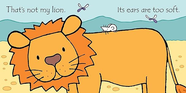 Usborne - That's Not My Lion... Touchy-Feely Book (Green)