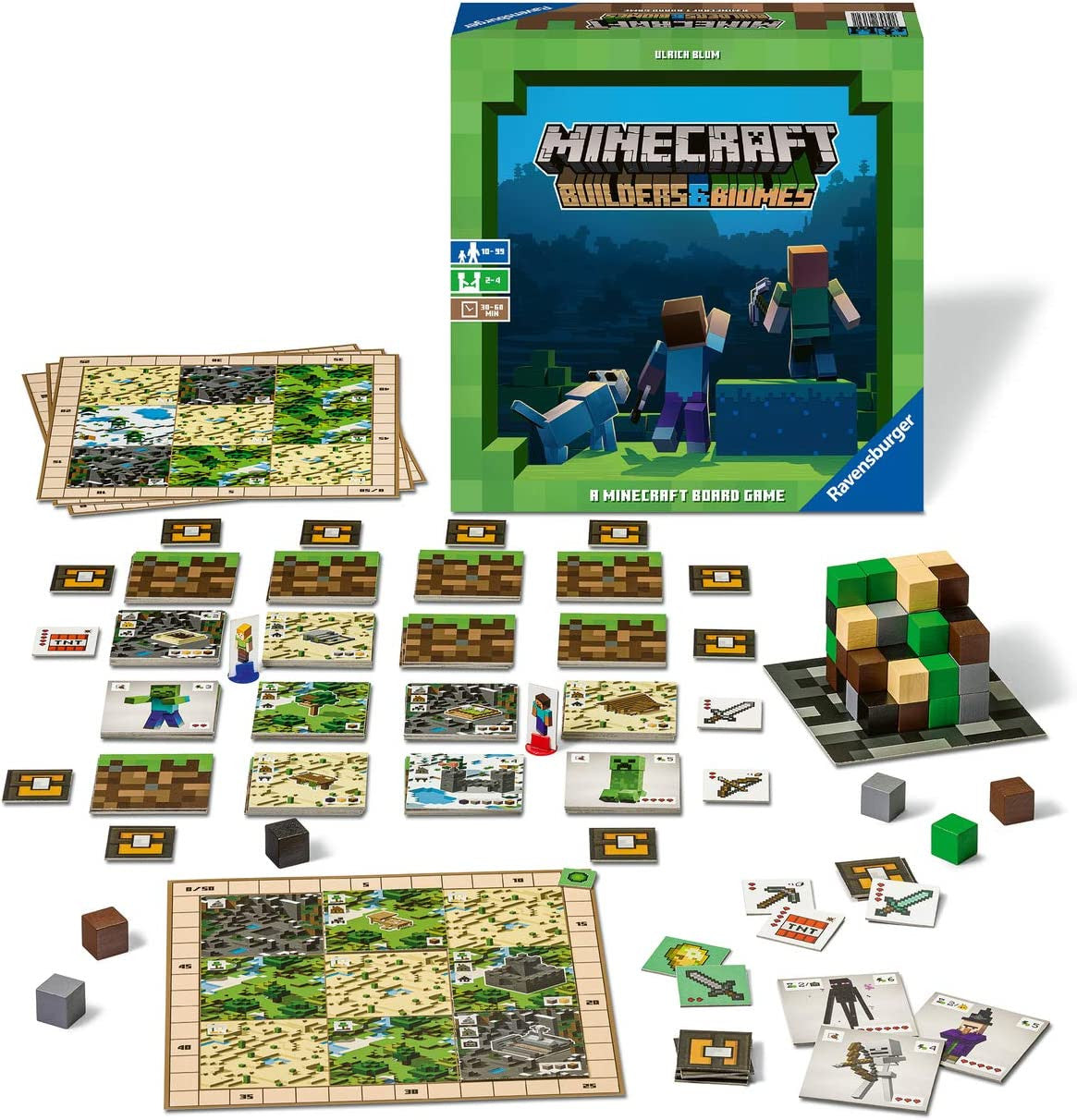 Ravensburger - Minecraft Builders & Biomes Board Game