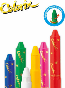 Amos - Colorix Silky Crayons 6pk