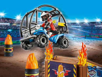 Playmobil Stunt Show - Starter Pack: Quad with Fire Ramp  | 70820