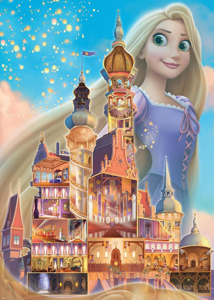 Ravensburger 1000pc - Disney Castles - Rapunzel Puzzle