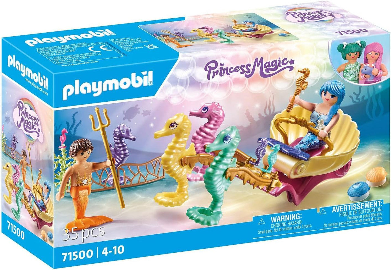 Playmobil - Princess Magic - Mermaid Seahorse Carriage 71500