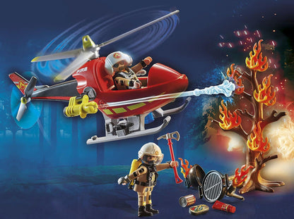 Playmobil - Fire Rescue Helicopter 71195