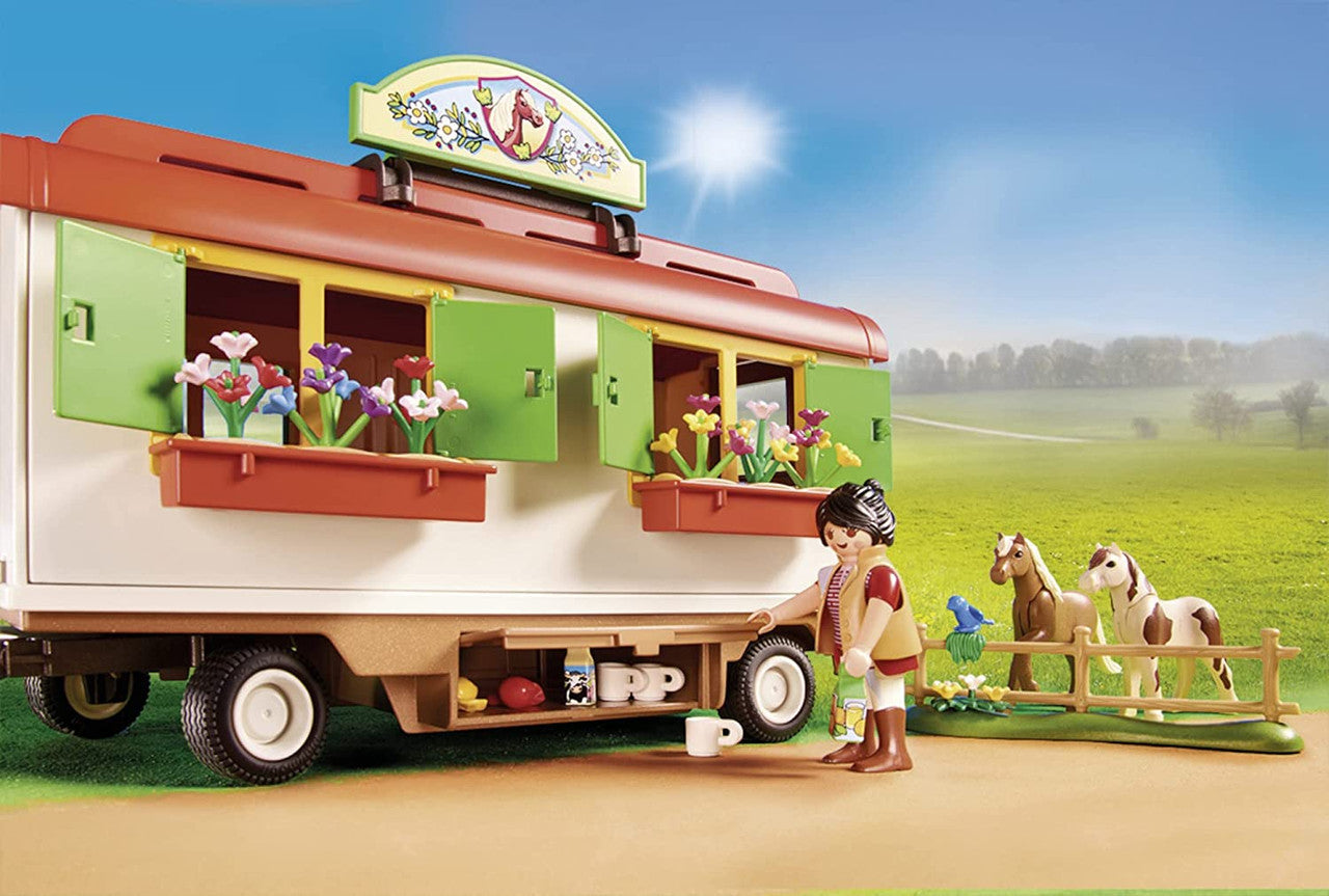 Playmobil Country - Pony Shelter with Mobile Home 70510
