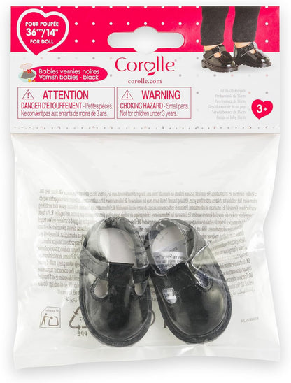 Corolle - Black Varnished Shoes for Ma Corolle 36cm Dolls