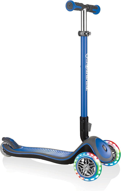 Globber - ELITE DELUXE with Lights - Navy Blue