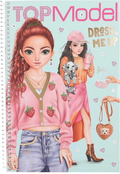 Top Model - Dress Me Up Big Sticker Book - Lexy & Janet