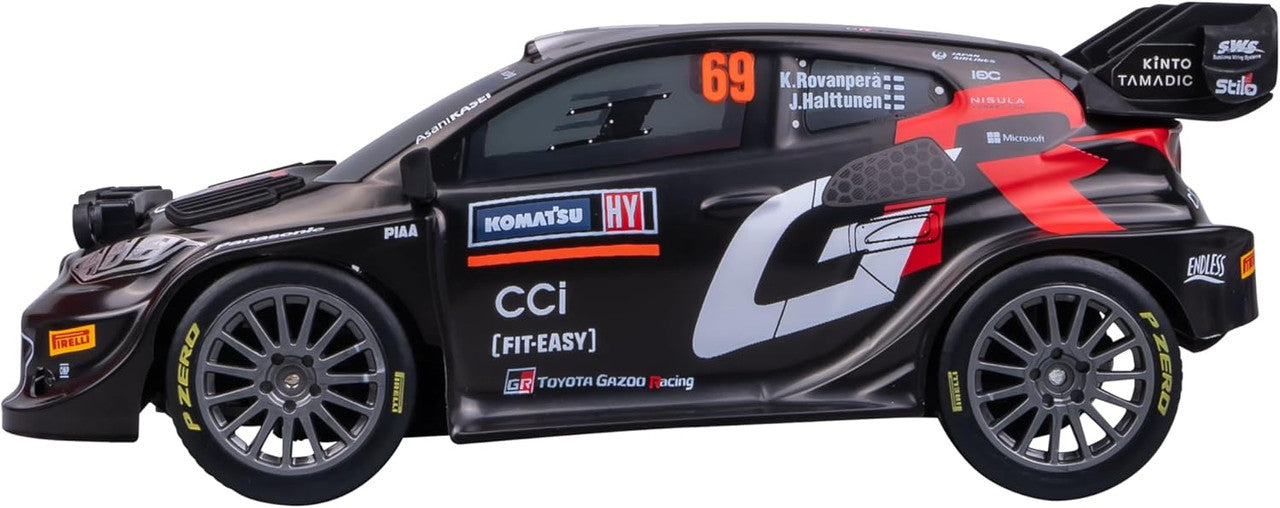 Nikko RC 1:18 Night Mode Toyota Gazoo Racing Sweden Rally RC Car 25cm