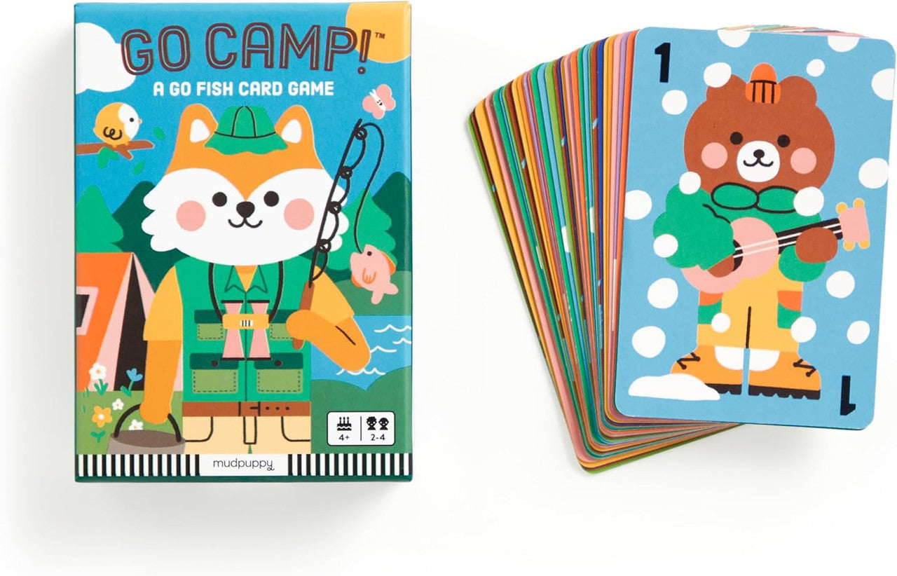 Mudpuppy - Go Camp! A Go Fish Card Game