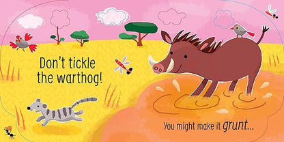 Usborne Touchy-Feely Sounds Book - Don't Tickle the Monkey