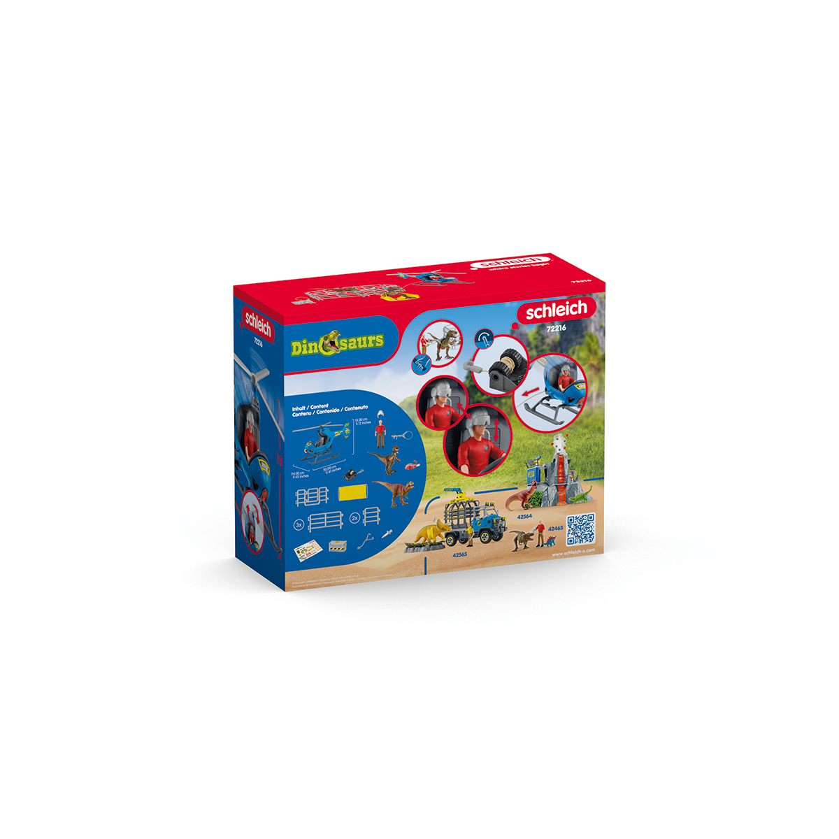 Schleich Dinosaurs - Dino Helicopter Rescue