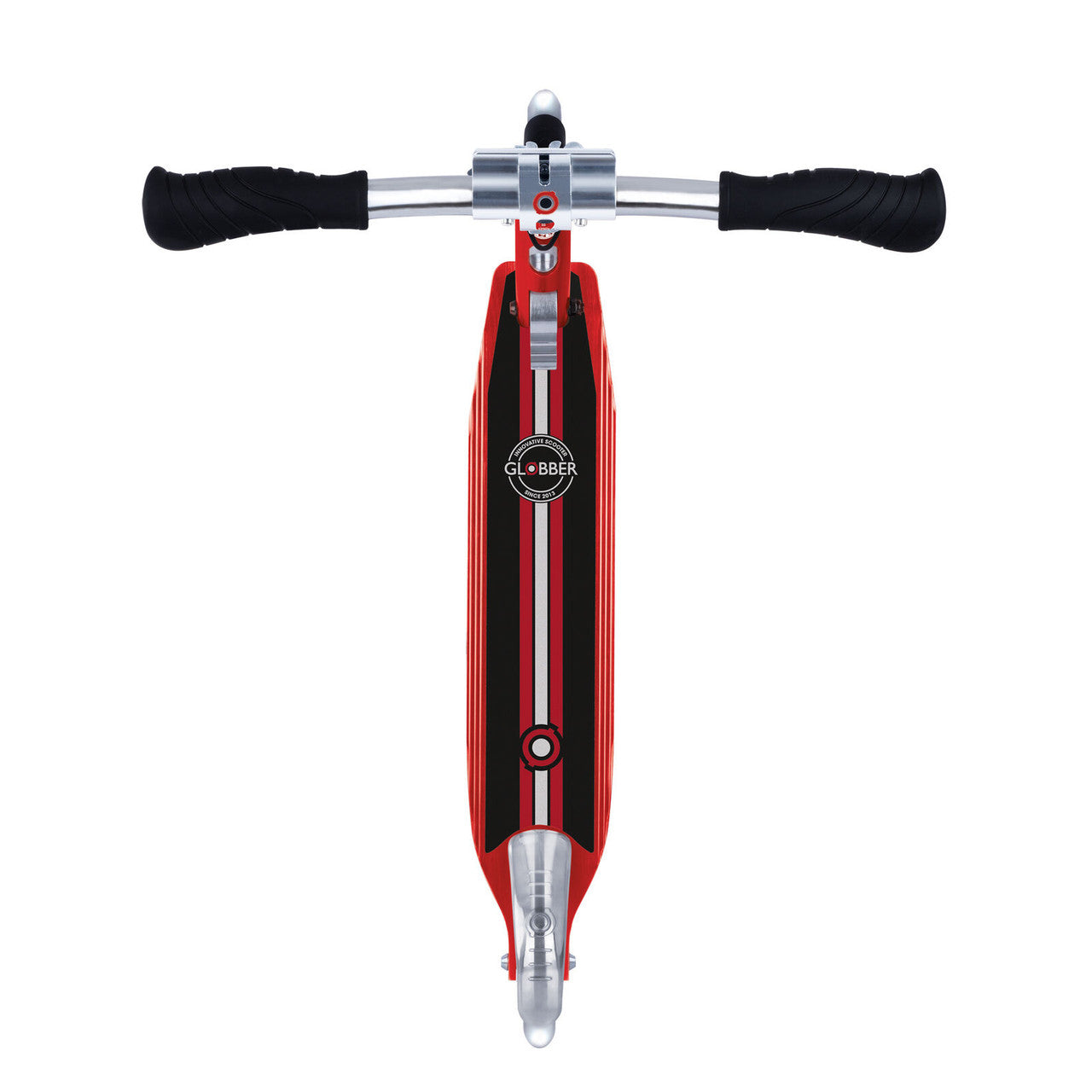 Globber - FLOW ELEMENT Comfort LIGHTS Scooter - Ruby Red