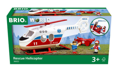BRIO - Rescue Helicopter - 4 Pieces