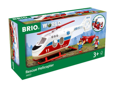 BRIO - Rescue Helicopter - 4 Pieces