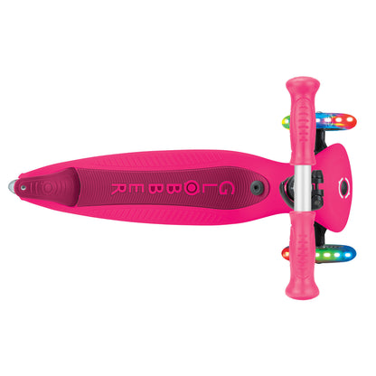 Globber - GO UP ACTIVE with Lights - Fuchsia/ Dark Pink
