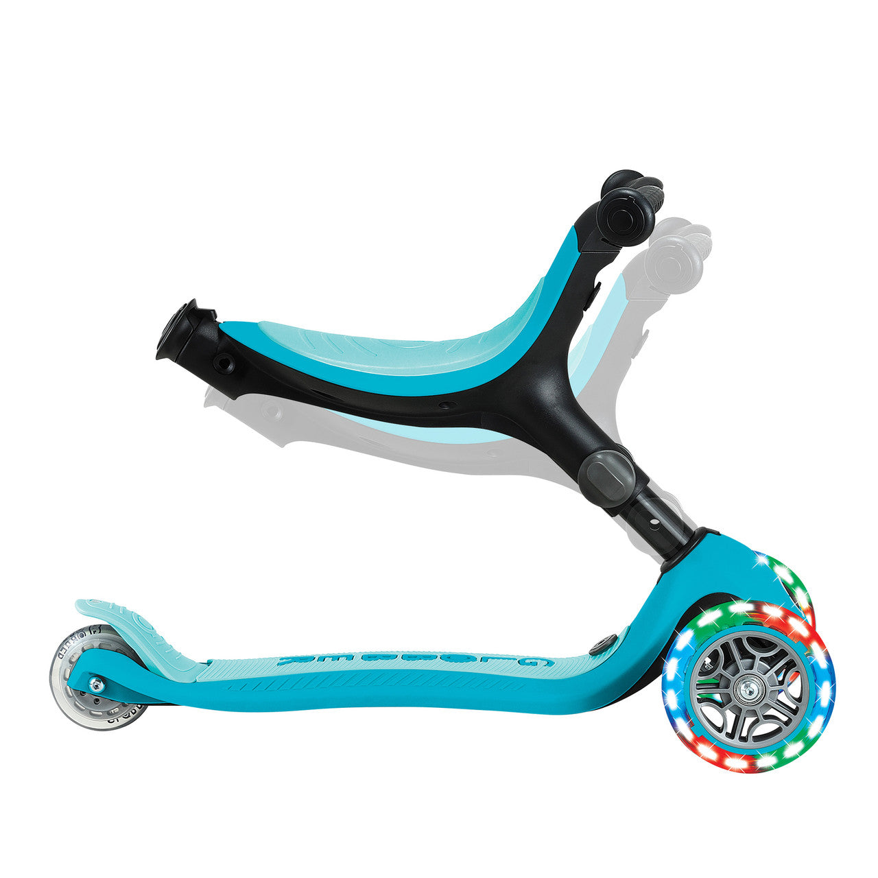 Globber - GO UP ACTIVE Lights 360 Ride-On Scooter - Aqua
