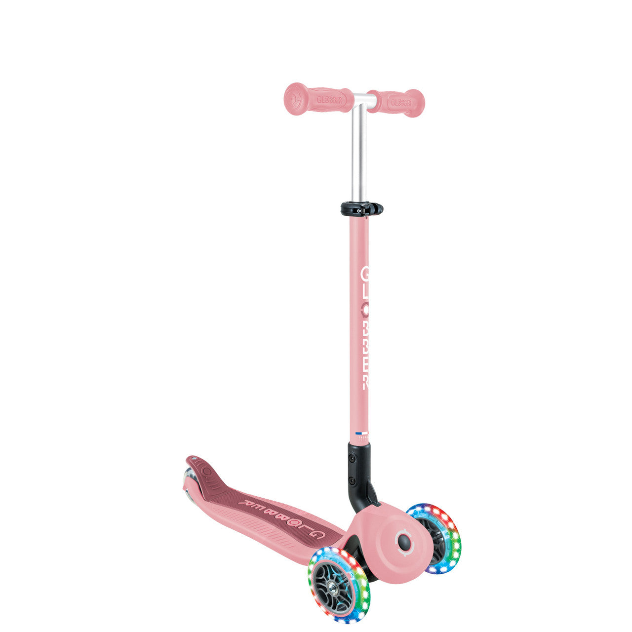 Globber - GO UP ACTIVE Lights 360 Ride-On Scooter - Pastel Pink