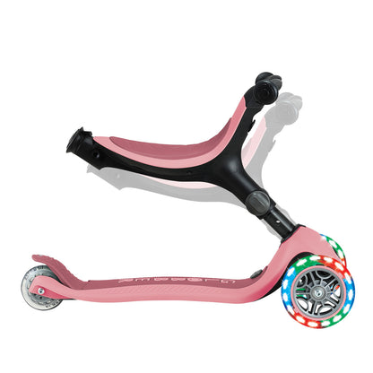 Globber - GO UP ACTIVE Lights 360 Ride-On Scooter - Pastel Pink