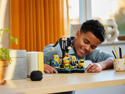 LEGO® Despicable Me 4 - Brick-Built Gru and Minions 75582