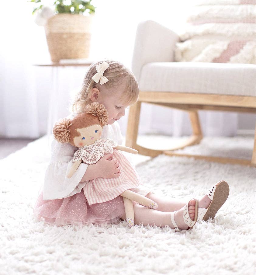 Aggie Doll 45cm Pink Stripe