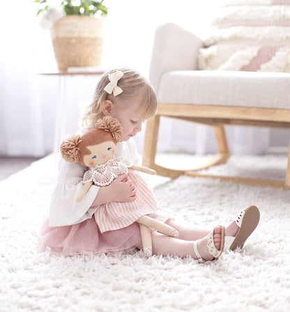 Aggie Doll 45cm Pink Stripe