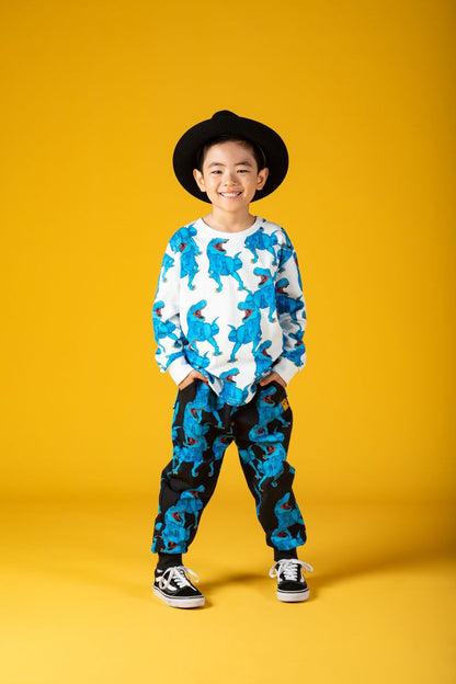 Blue Rex Roar Long Sleeve T-shirt