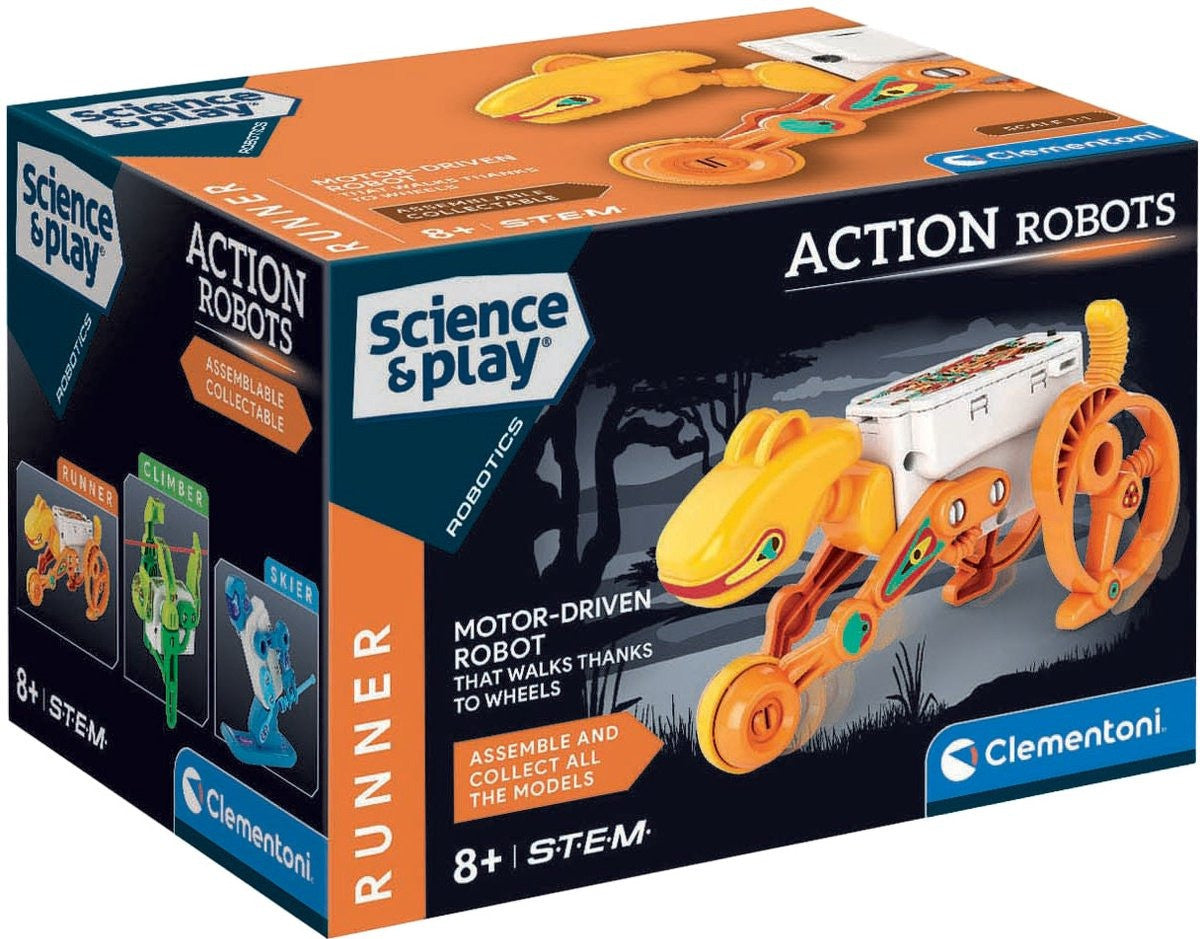 Clementoni Robots - Runner – STEM Building Robotics Kit
