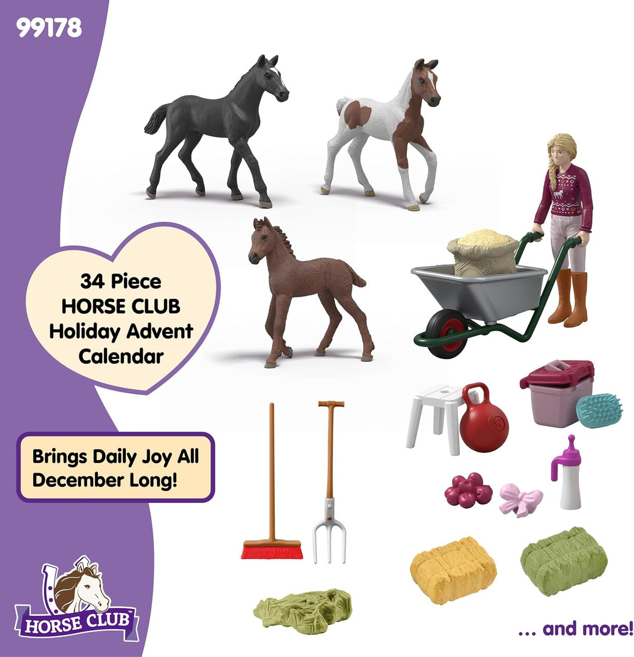 Schleich Horse Club Holiday Foal Magic Advent Calendar 99178