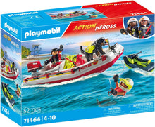 Playmobil - Fireboat with Aqua Scooter 71464