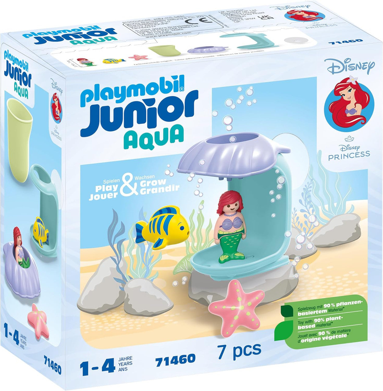 Playmobil 1.2.3 & Disney - Ariel's Shell Shower 71460