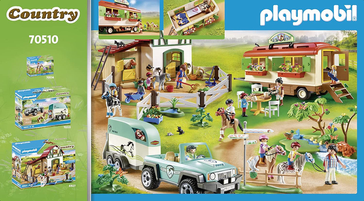 Playmobil Country - Pony Shelter with Mobile Home 70510