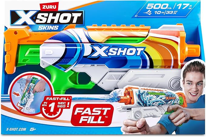 Zuru XSHOT Fast Fill Skins Water Gun - Hyperload Cruiser