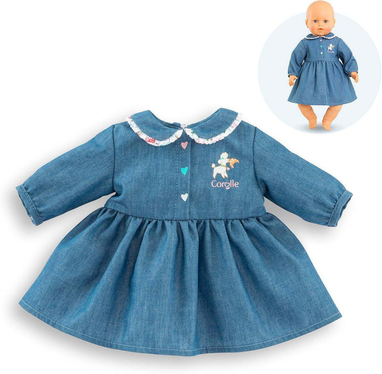 Corolle - A Weekend in Paris Dress for Corolle 42cm Mon Grand Baby Dolls