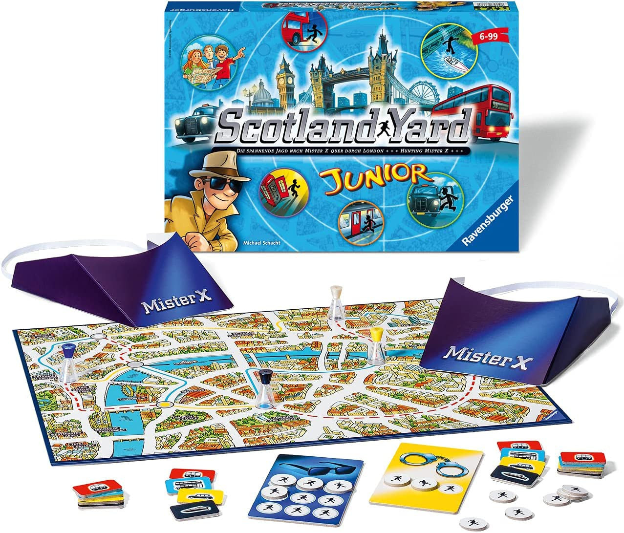 Ravensburger - Junior Scotland Yard**Slight Box Damage**