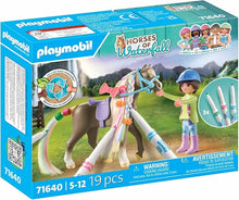 Playmobil - Horses of Waterfall - Creative Set with Horse and Crayola Pens 71640