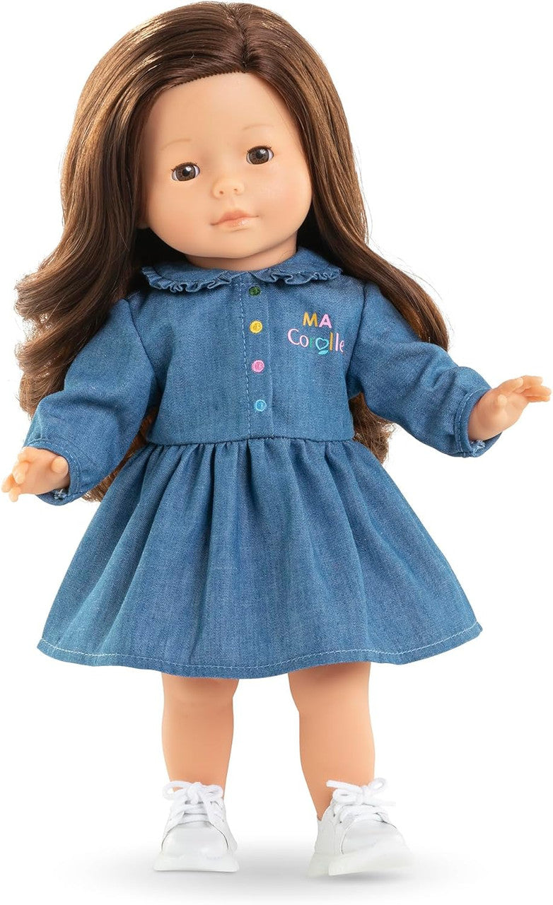 Corolle - Long-Sleeved Denim Dress for Ma Corolle 36cm Dolls